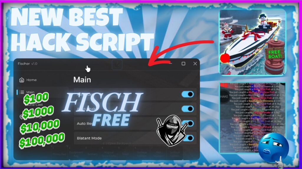 [UPD] Fisch Script Pastebin GUI | FAST AUTO FISH DUPE AUTO SELL