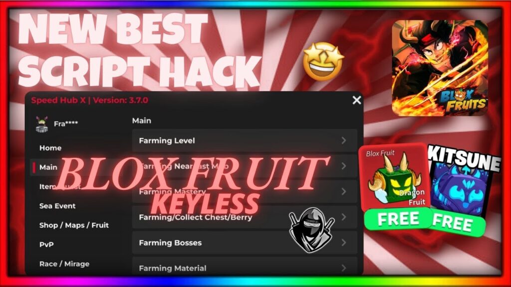 [🐲UPDATE 24] NEW Blox Fruits Script Hack PASTEBIN – Dragon Fruit, Auto Farm, AUTO RACE V4 *NO KEY*